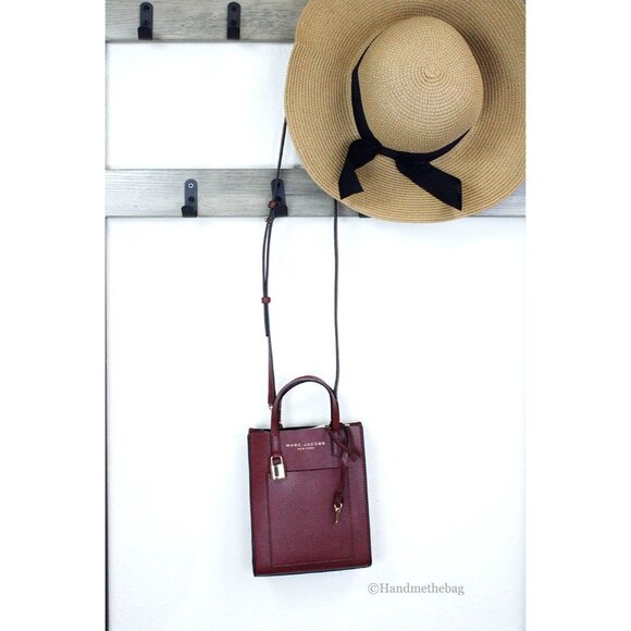 NEW Marc Jacobs Micro Mini Leather Pomegranate Crossbody Bag Purse Handbag NWT